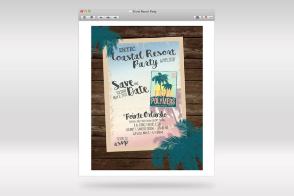 Entec Coastal Resort Party - Event Marketing